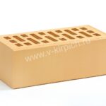 Кирпич лицевой керамический утолщенный соломенный М175 ГОСТ 530-2012