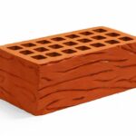 Кирпич декоративный красный М150 фактура-3