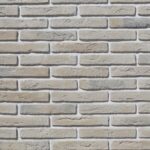 Рядовая плитка White Hills Остия брик 384-10 с расшивкой 1