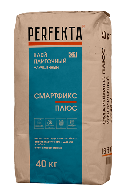 Клей плиточный улучшенный Смартфикс Плюс C1