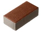 Тротуарная плитка Брусчатка 200×100х60 Стандарт Терракот