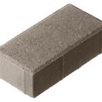 Тротуарная плитка Брусчатка 200x100x70 Стандарт Серый