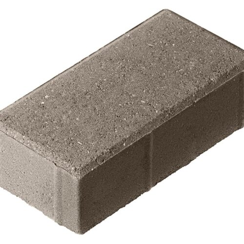 Тротуарная плитка Брусчатка 200x100x80 Стандарт Серый