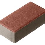 Тротуарная плитка Брусчатка 200x100x70 Стандарт Красный