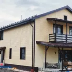БЛОКХАУС Виниловый сайдинг | Престиж, Золотистый ВН-02 3100х320мм