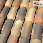Керамическая черепица La Escandella Curved Roof Tile T5O Tossal 215×500 мм