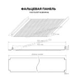 Фальцевая панель Металл Профиль FASTCLICK-В (VikingMP E-20-6007-0.5) — изображение 3