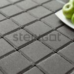 Тротуарная плитка Steingot Квадрат Серый (полный прокрас), 100x100x60