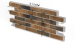 Термопанели на пенополистероле с клинкером BestPoint Loft Brick Pepper — изображение 4