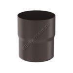 Соединитель трубы муфта Aquasystem D90 мм, GreenCoat Pural BT matt, RR 32 (коричневый)