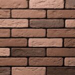 Гипсовая плитка под кирпич Air Stone Токио А01.50, коричневая