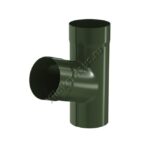 Тройник Aquasystem D100 мм, GreenCoat Pural BT, RR 11 (зеленый)