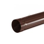 Труба водосточная 1м Aquasystem D100 мм, GreenCoat Pural BT, RAL 8017 (коричневый)