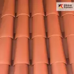 Керамическая черепица La Escandella Curved Roof Tile 50 Teton TT5R Red 230×500 мм