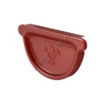 Заглушка Aquasystem D125 мм, GreenCoat Pural BT, RR 29 (красный)
