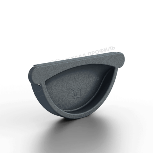 Заглушка желоба МЕТАЛЛ ПРОФИЛЬ  Freeze D125 Grey