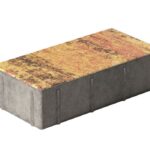 Плитка тротуарная П22-8 300х150х80 Колормикс Мальва