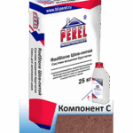 Perel «RodStone Шов-литой», Красный, 25 кг + компонент C